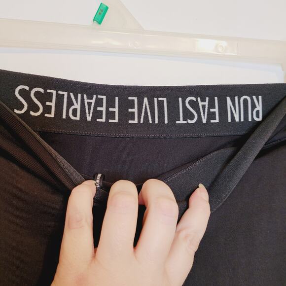 Nike dri-fit womens black running leggings athletic - Picture 4 of 9